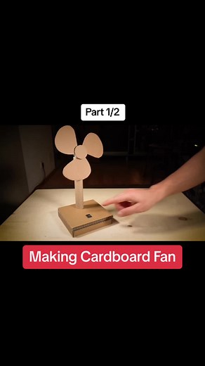 Making a Table Fan from Cardboard: Easy DIY Tutorial