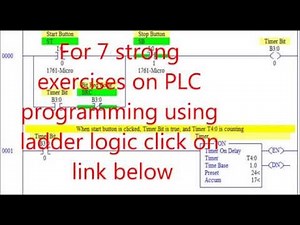 PLC programming advanced exercises with solution - series 1