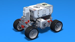Boomer - Car with two driving large motors built with LEGO Mindstorms EV3