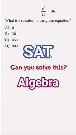 SAT MATH | How to Simplify Algebra | Equations #sat #math