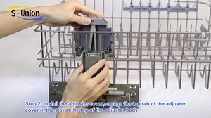 UPGRADED WPW10546503 W10546503 Dishwasher Top Rack Adjuster & W10195372/3 Housing For Kitchenaid Dishwasher Parts Upper Rack WPW10546503 KDTE334GPS0 KDFE104HPS0 Kitchen aid Dishwasher Parts,11Pack