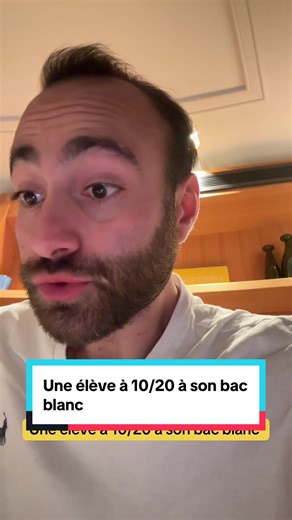 Une élève à 10/20 à son bac blanc, écouter le commentaire sur sa copie ! #maths #mathematiques #prof #professeur #apprendresurtiktok