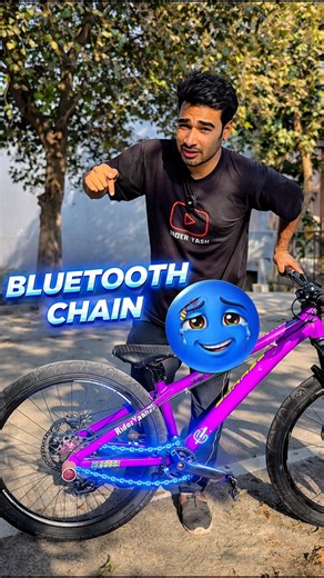 I Installed a Bluetooth Chain on My Cycle 😱 #fangrideryash #shorts