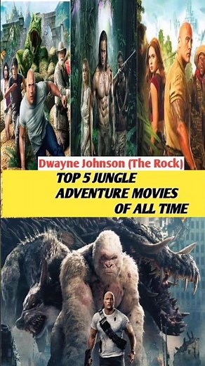 Top 5 Jungle Adventure Movies of all time. #movies #hollywoodmovies #movieslist