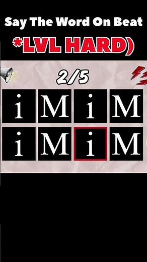 Say The Word On Beat | LEVEL:HARD (PART 11) #challenge #game #beatchallenge