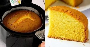 Air Fryer Vanilla Cake: the quick, light vanilla cake recipe made in the air fryer