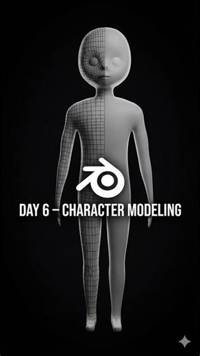 Day 6 – Character Modeling in Blender | Stepping Up