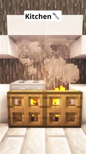 Minecraft Easy Kitchen🔪 #shorts