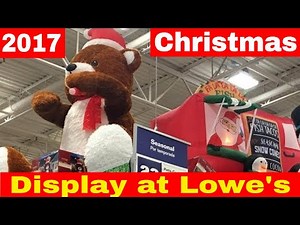 Christmas Display at Lowe's
