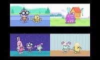 Mix of 4 videos from youtube : Wow! Wow! Wubbzy! Episodes Side-by-Side 15