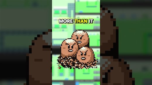 Dugtrio in Generation I – Unstoppable trio of power! #shorts