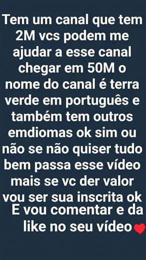 me ajuda por favor 😢 vou ser sua inscrita, vou dar like e comentar seu vídeo mais se o comen tá fech