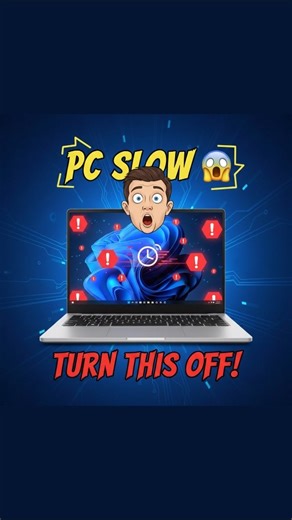 Windows 11 Is Slowing Your PC 😱 Turn This OFF Now! #shorts
