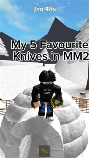 My Favourite knives in MM2 #roblox #mm2 #shorts