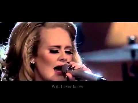 Adele One And Only HD OFFICIAL VIDEO LYRICS LIVE