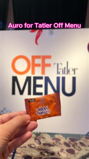 🍫 Auro for Tatler Off Menu! Guests ended the night on a sweet note with our award-winning 42% Milk Chocolate with Nibs — the perfect finale to an evening of bold flavors and off-menu collaborations. 💛✨ Honored to be part of @tatlerphilippines @tatlerdiningph Off Menu 2025, a celebration where creativity, craft, and community came together in one unforgettable culinary showcase. 🥂 #aurochocolate #tatler | Auro Chocolate