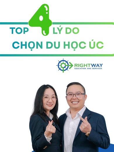 Top 4 lý do chọn du học Úc là gì? Cùng lắng nghe chia sẻ từ CEO của Rightway, anh Nguyễn Đức Quyết nhé! #rightway #duhocuc #visauc #xuhuong #fyp #viral #australia