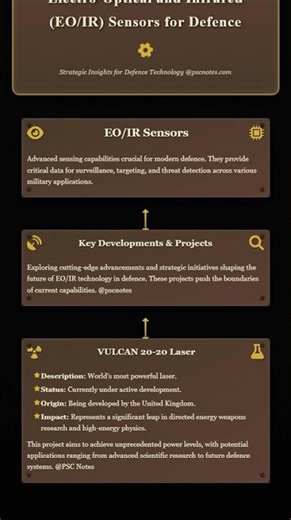 Electro-Optical and Infrared EO/IR Sensors for Defence