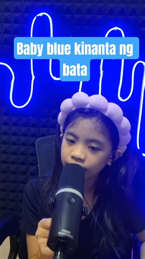 baby blue cover by a kid