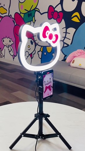 Illuminate Your Space with the Hello Kitty Ring Light by Impressions Vanity