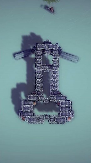 Besiege(2015) level 23 easy solution vs. expert solution. #besiege #gaming