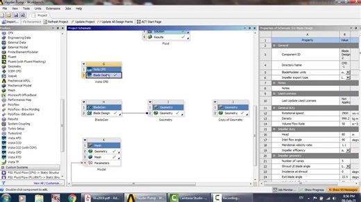 流固耦合【1】 CFD simulations on a centrifugal pump in Ansys coupling 2 way FSI in Flu