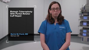 SpeedPearl for Biologic Tuberoplasty With Partial Rotator Cuff Repair