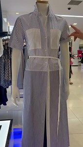 151K views · 3.4K reactions | You know I love fashion history so trust me when I say this isn’t an ad lol. Macy’s Herald Square is an iconic, American department store. I had 10 minutes before my @carolinaherrera fitting during NYFW to do a little walkabout. Yay! Lipstick: @esteelauder shade:320 Striped shirt dress: @dkny Orange shirt dress: @ralphlauren Print set: @maxmara Handbag: @katespadeny | Carla Rockmore | Facebook