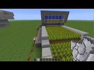 Minecraft Wheat Farm Tutorial - Your Average Wheat Farm With A Twist