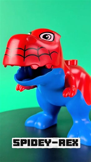 ALL LEGO Spider-Man Dino Figures Even the Duplo Rex 🦖