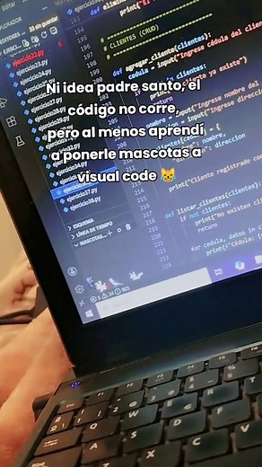 Mascotas en Visual Studio Code con Python