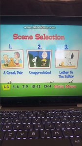 Snoopy come home 1972 DVD menu chapter￼ 1-3