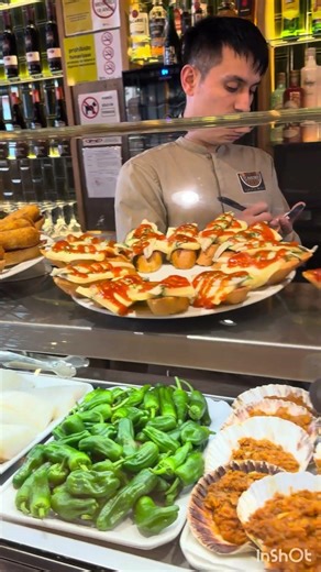 🍤ОБЕД В ИСПАНСКОМ ТАПАС БАРЕ TAPAS BAR SPAIN FOOD LUNCH TIME #tapas #spain #cena #обед #испания