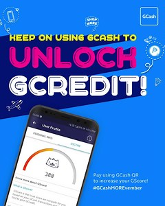 It's time to do MORE with your GCash account! Unlock GCredit by using services on the GCash App like GCash QR - so you can shop now and pay later for all the things you need. #GCashMOREvember Download the GCash App, available on all networks! #GCashMoNaYan Play Store: bit.ly/GCashAndroid App Store: bit.ly/GCashiOS | GCash
