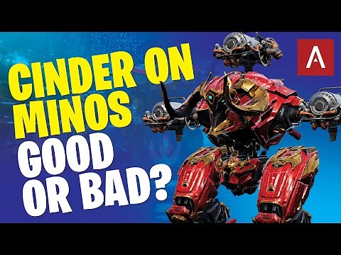 New Titan Weapon CINDER on the Minos! War Robots Gameplay WR