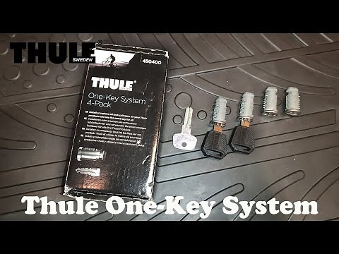 Set of locks (4pcs) Thule One-Key System 544