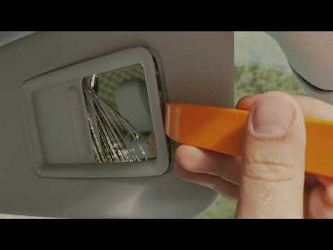 sun visor mirror repair Toyota Prius Prime 50 phv