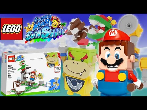 New Lego SUPER MARIO SUNSHINE Expansion Set! | Custom Mario Set