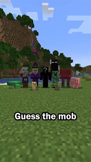 Guess the Minecraft mob in 60 seconds #minecraft #minecraftmemes #trivia | CheezyChez