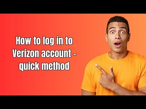 How to log in to Verizon account - quick method