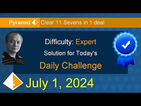 Microsoft Solitaire Collection: Pyramid - Expert - July 1, 2024