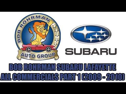 Bob Rohrman Subaru Lafayette All Commercials PART 1 (2009 - 2010)