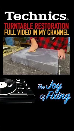 Technics Turntable Restoration - Do It Yourself Acrylic Dust Cover Repair! #doityourself #turntable
