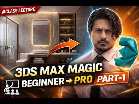 3ds Max Tutorial for Beginners | Full Workflow Step by Step (Easy)