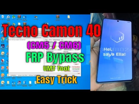 Tecno Camon 40 (CM5 / CM6) FRP Bypass UMT Tool | Tecno Android 15 Ai Version | FRP Unlock Easy Trick