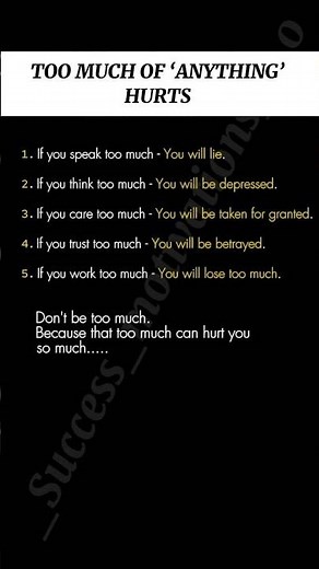 When Too Much Becomes Too Much. #BalanceMatters #LifeLessons