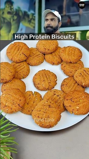 High Protein Biscuit Recipe #shorts