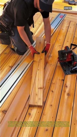 Perfect Straight Cut with a Track Saw | Precision Carpentry Skills