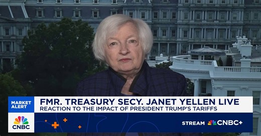 Watch CNBC's full interview with former Treasury Secretary Janet Yellen