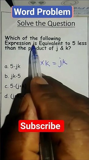 Word Problem on Algebra #highschoolmath #maths #basicproblems